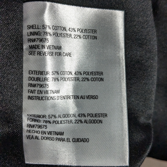 *New* Luxury Michael Kors Black Brested Trench Hoodie Coat Size XL - Picture 16 of 16